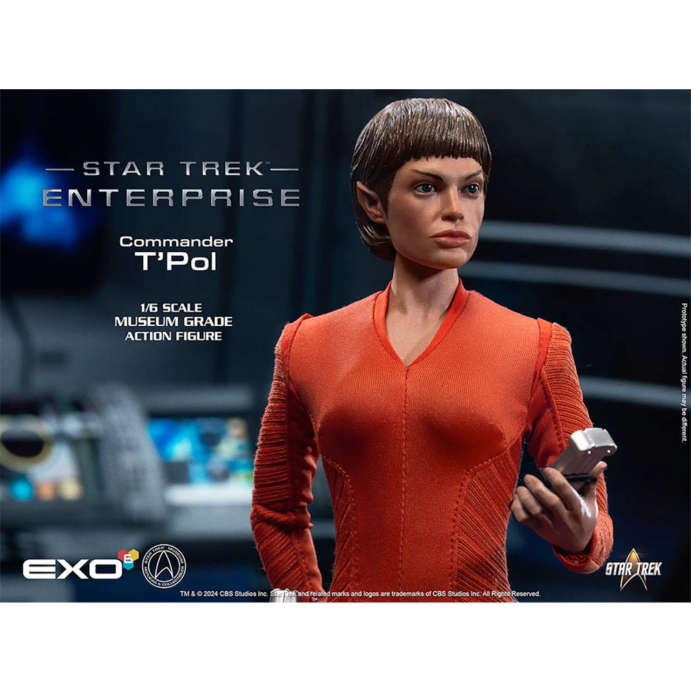 【新品即納】[FIG] NX-01 エンタープライズ 副長 トゥポル STAR TREK:ENTERPRISE(スター・トレック エンタープライズ) 1/6 完成品 ハイパーリアリスティックアクションフィギュア(EXO-01-042) EXO-6(20241231)