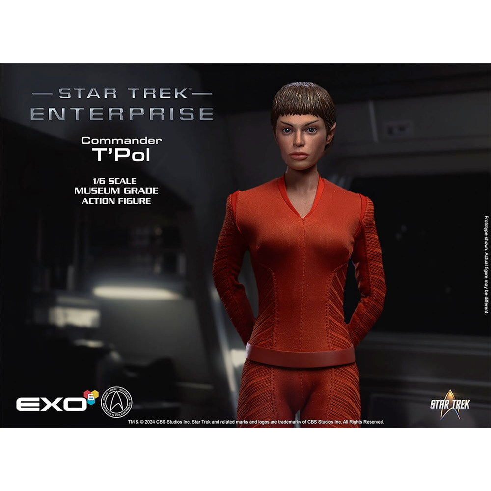 【新品即納】[FIG] NX-01 エンタープライズ 副長 トゥポル STAR TREK:ENTERPRISE(スター・トレック エンタープライズ) 1/6 完成品 ハイパーリアリスティックアクションフィギュア(EXO-01-042) EXO-6(20241231)