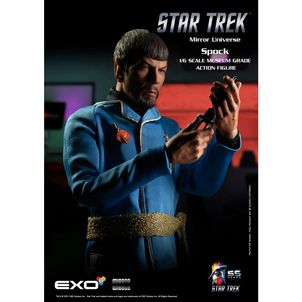 【新品即納】[FIG] (再々販) 鏡像世界のMr.スポック STAR TREK:TOS(スタートレック) イオン嵐の恐怖 1/6 完成品 ハイパーリアリスティックアクションフィギュア(EXO-01-029) EXO-6(20240731)