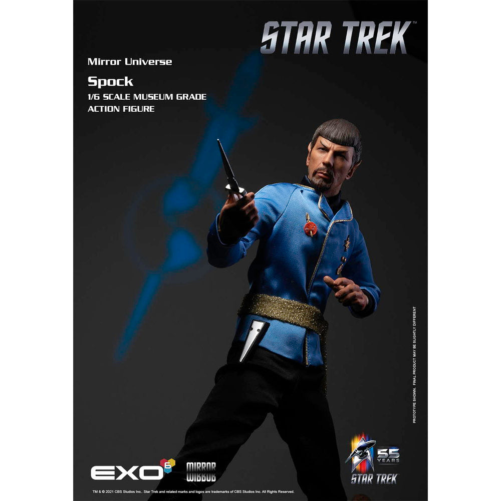 【新品即納】[FIG] (再々販) 鏡像世界のMr.スポック STAR TREK:TOS(スタートレック) イオン嵐の恐怖 1/6 完成品 ハイパーリアリスティックアクションフィギュア(EXO-01-029) EXO-6(20240731)