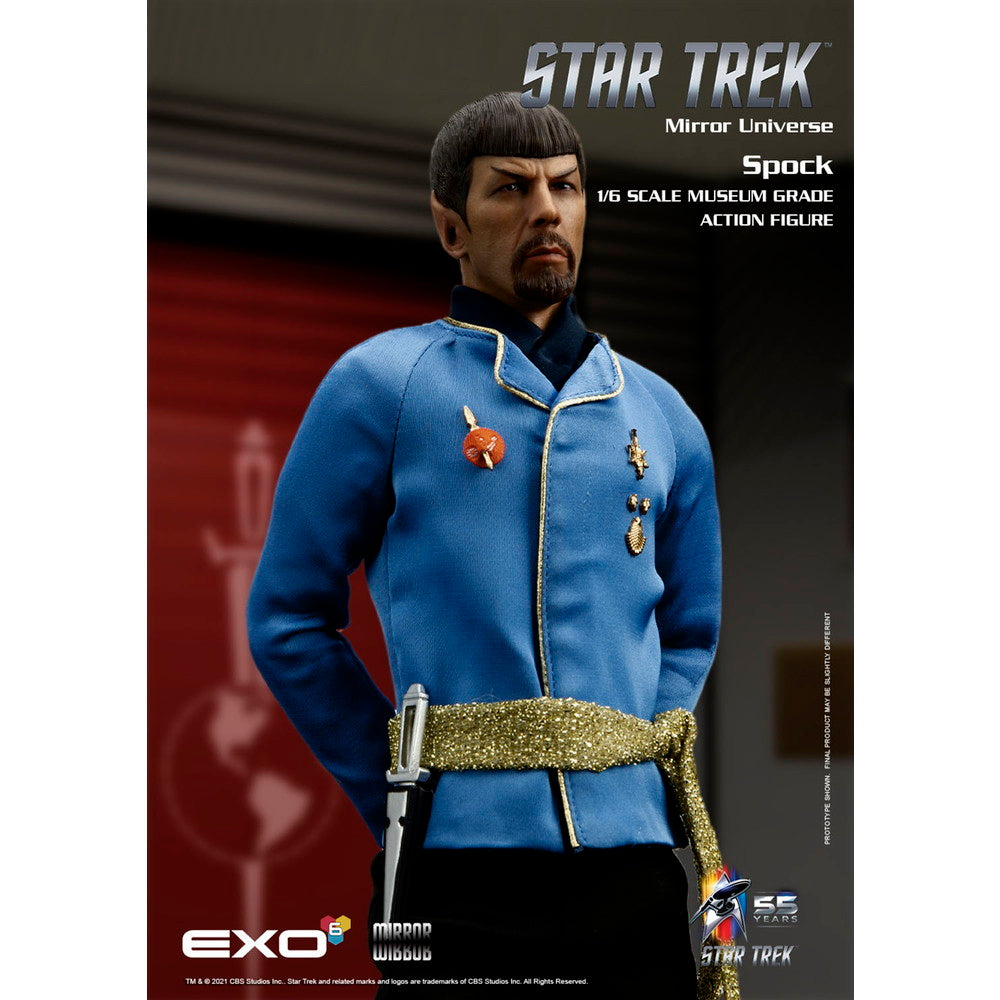 【新品即納】[FIG] (再々販) 鏡像世界のMr.スポック STAR TREK:TOS(スタートレック) イオン嵐の恐怖 1/6 完成品 ハイパーリアリスティックアクションフィギュア(EXO-01-029) EXO-6(20240731)