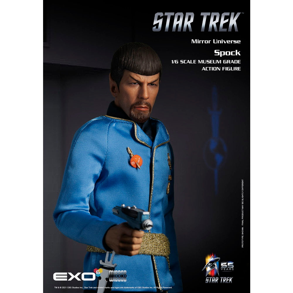 【新品即納】[FIG] (再々販) 鏡像世界のMr.スポック STAR TREK:TOS(スタートレック) イオン嵐の恐怖 1/6 完成品 ハイパーリアリスティックアクションフィギュア(EXO-01-029) EXO-6(20240731)