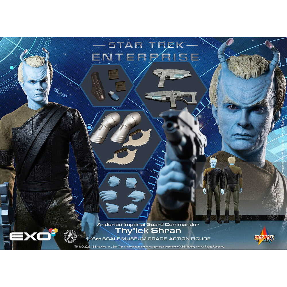 【新品即納】[FIG] (再々販) アンドリア帝国防衛軍 司令官 シレック・シュラン将軍 STAR TREK:ENTERPRISE(スター・トレック エンタープライズ) 1/6 完成品 ハイパーリアリスティックアクションフィギュア(EXO-01-025) EXO-6(20240731)