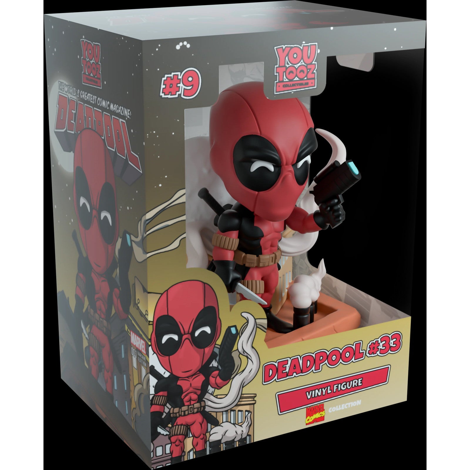 【新品即納】[FIG] デッドプール(Deadpool #33 ヴァリアントカバーVer.) マーベルコミックス 完成品 ビニールフィギュア Youtooz(ユートゥーズ)(20241231)