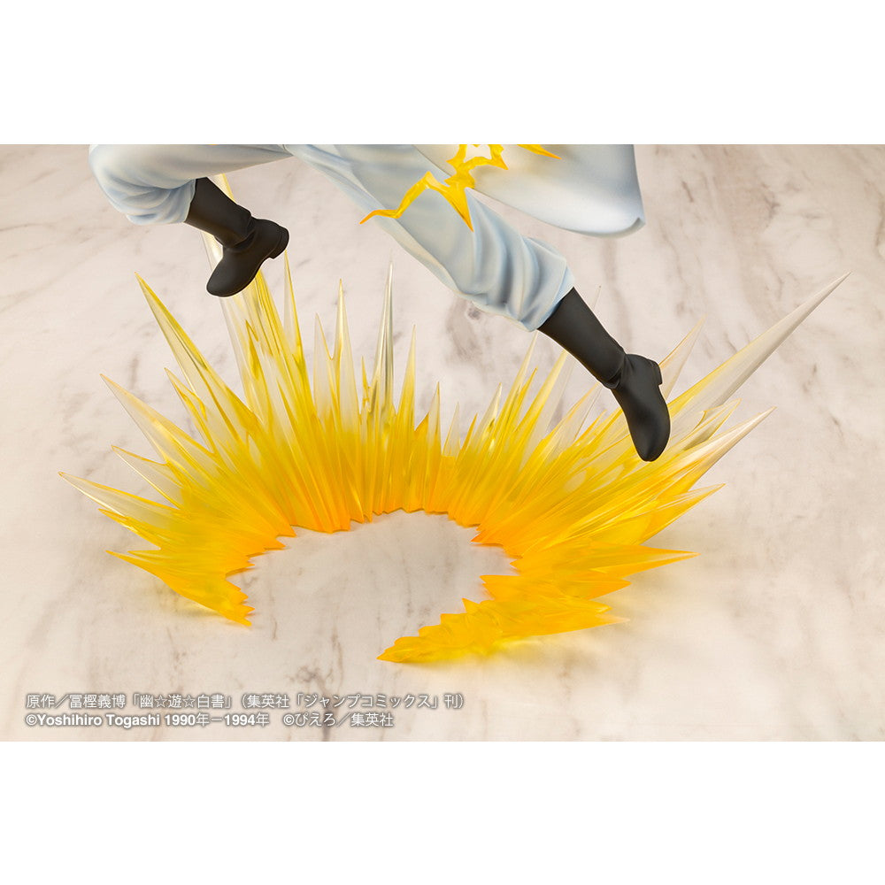 【中古即納】[FIG] ARTFX J 桑原和真(くわばらかずま) Ver.2 幽☆遊☆白書 1/8 完成品 フィギュア(PV210) コトブキヤ(20250312)