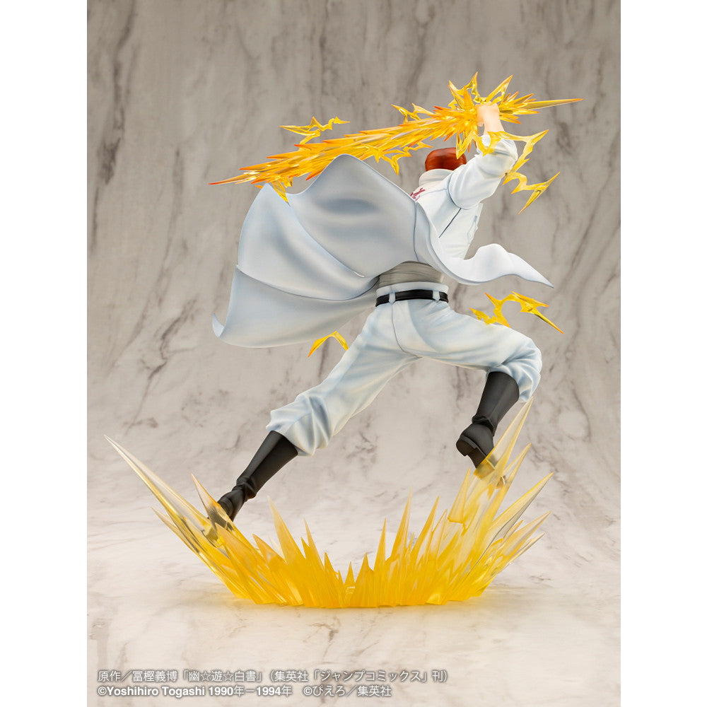 【中古即納】[FIG] ARTFX J 桑原和真(くわばらかずま) Ver.2 幽☆遊☆白書 1/8 完成品 フィギュア(PV210) コトブキヤ(20250312)