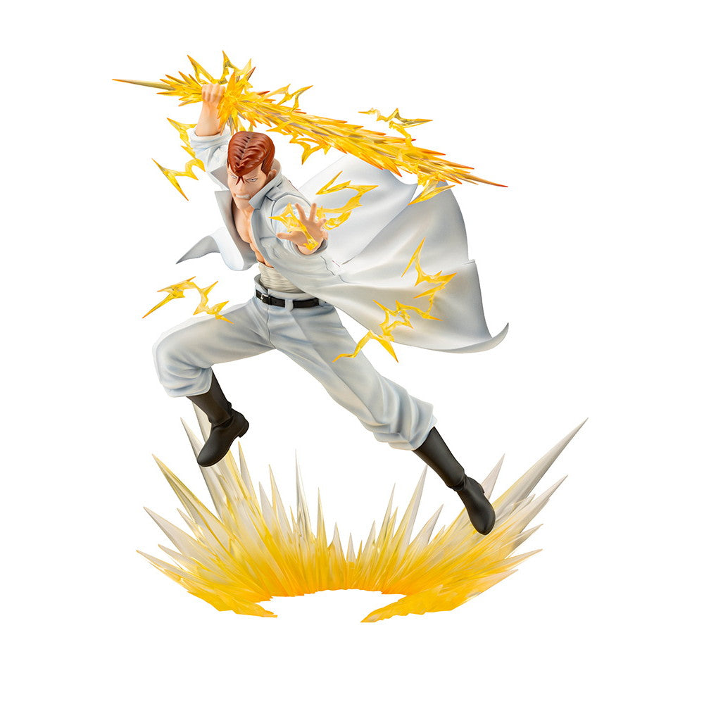 【中古即納】[FIG] ARTFX J 桑原和真(くわばらかずま) Ver.2 幽☆遊☆白書 1/8 完成品 フィギュア(PV210) コトブキヤ(20250312)
