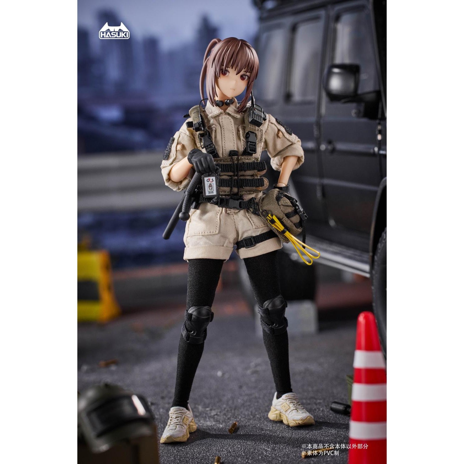 【中古即納】[FIG] POCKET ART シリーズ PA006 セキュリティ 冷泉緋世(れいぜいひよ) 1/12 完成品 可動フィギュア HASUKI(ハスキ)(20250531)