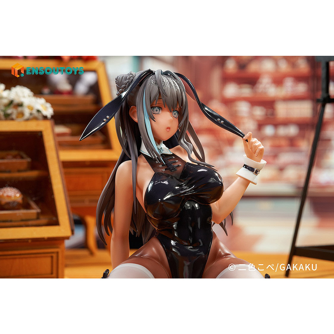 【新品即納】[FIG] 二色こぺイラスト 兎月ここあ(とつきここあ) 1/5 完成品 フィギュア ENSOUTOYS(エンソウトイズ)(20251128)