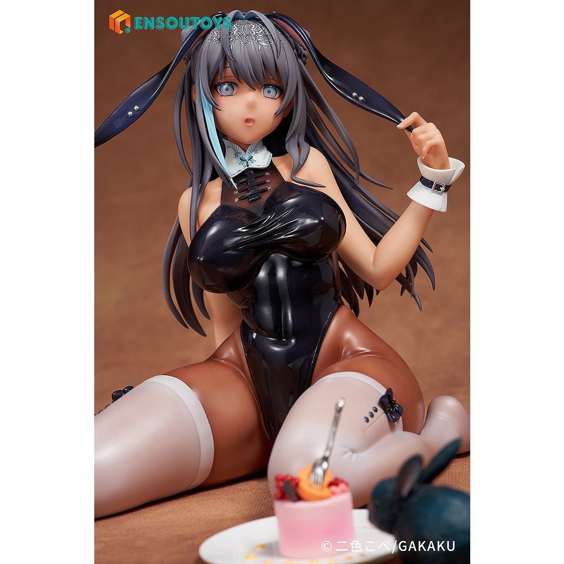 【新品即納】[FIG] 二色こぺイラスト 兎月ここあ(とつきここあ) 1/5 完成品 フィギュア ENSOUTOYS(エンソウトイズ)(20251128)