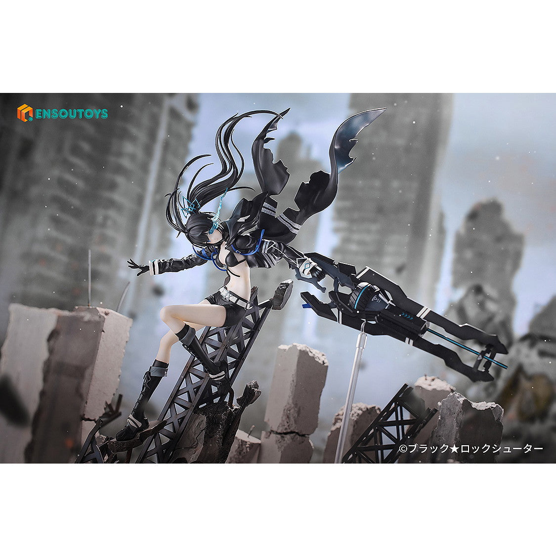 【予約安心出荷】[FIG] エリシュカ ブラック★ロックシューター FRAGMENT(フラグメント) 1/7 完成品 フィギュア ENSOUTOYS(エンソウトイズ)(2026年6月)
