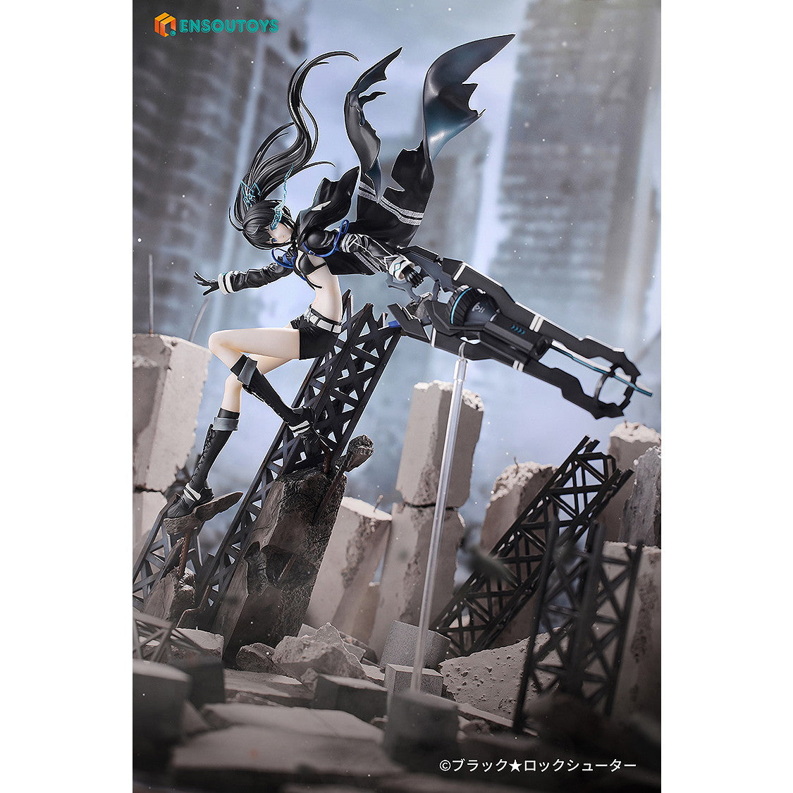 【予約安心出荷】[FIG] エリシュカ ブラック★ロックシューター FRAGMENT(フラグメント) 1/7 完成品 フィギュア ENSOUTOYS(エンソウトイズ)(2026年6月)