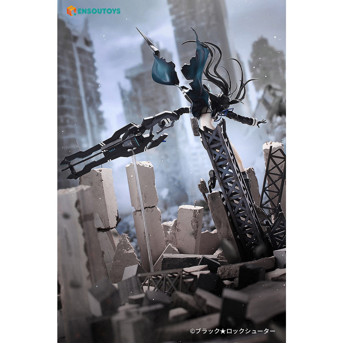 【予約安心出荷】[FIG] エリシュカ ブラック★ロックシューター FRAGMENT(フラグメント) 1/7 完成品 フィギュア ENSOUTOYS(エンソウトイズ)(2026年6月)