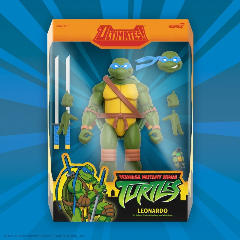 【新品即納】[FIG] レオナルド(2003 Ver.) ティーンエイジ・ミュータント・ニンジャ・タートルズ TMNT wave 12 完成品 アルティメイト 7インチ アクションフィギュア スーパー7(20250331)