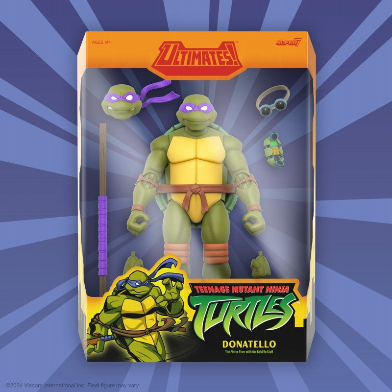 【予約安心出荷】[FIG] ドナテロ(2003 Ver.) ティーンエイジ・ミュータント・ニンジャ・タートルズ TMNT wave 12 完成品 アルティメイト 7インチ アクションフィギュア スーパー7(2025年3月)