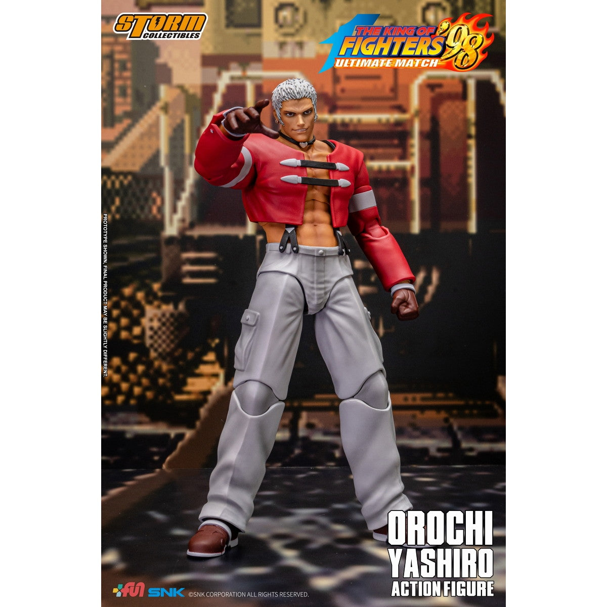 【新品即納】[FIG] 乾いた大地の社(やしろ) THE KING OF FIGHTERS '98 ULTIMATE MATCH(ザ・キング・オブ・ファイターズ98 アルティメットマッチ) 完成品 アクションフィギュア(SKKF13) ストームコレクティブルズ(20250630)