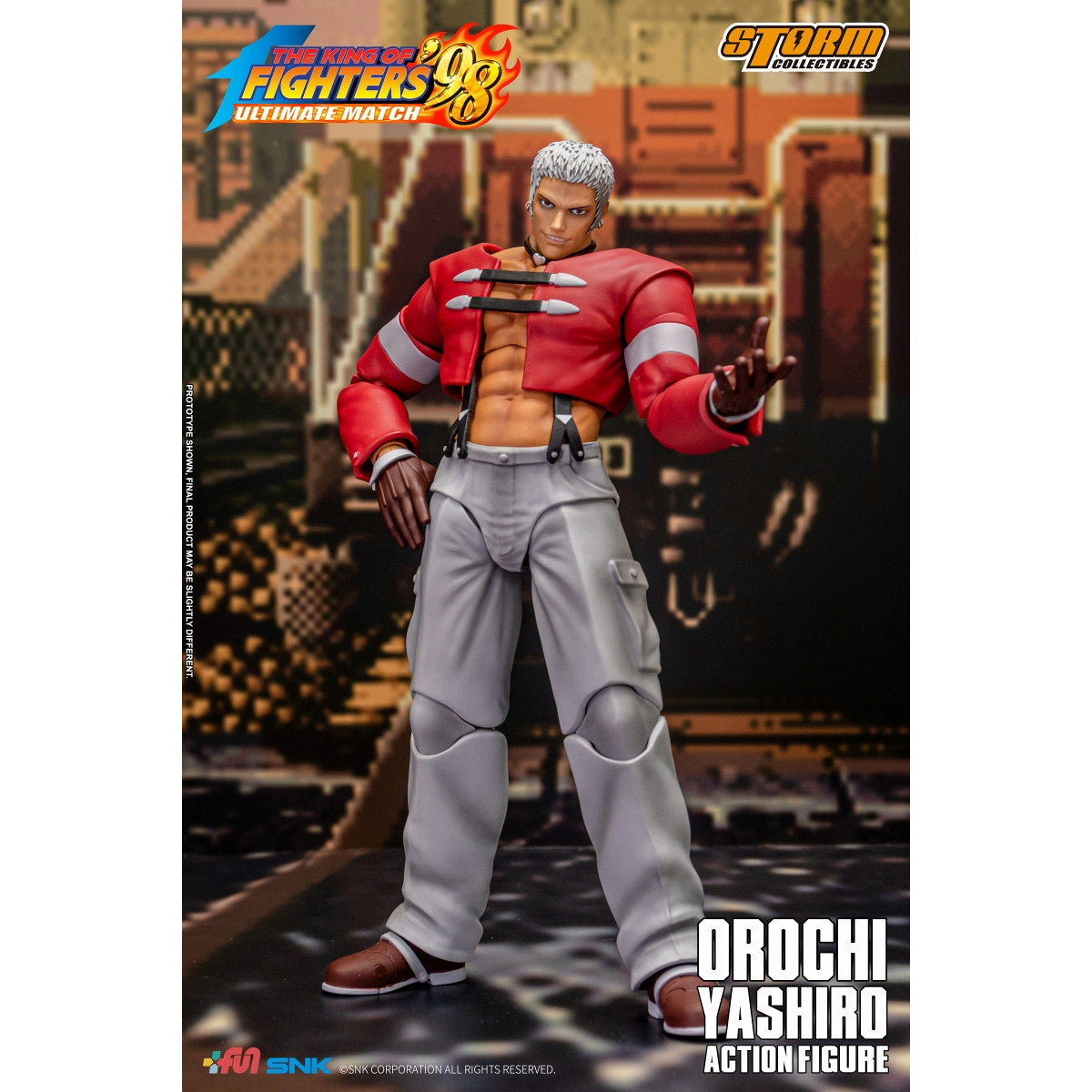 【新品即納】[FIG] 乾いた大地の社(やしろ) THE KING OF FIGHTERS '98 ULTIMATE MATCH(ザ・キング・オブ・ファイターズ98 アルティメットマッチ) 完成品 アクションフィギュア(SKKF13) ストームコレクティブルズ(20250630)