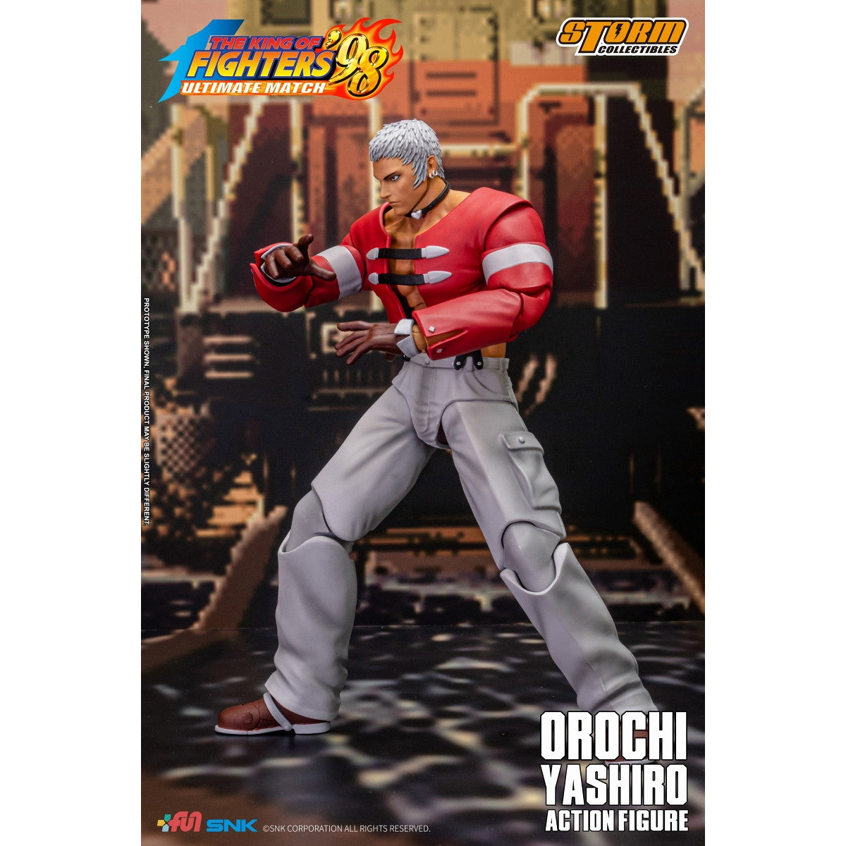 【新品即納】[FIG] 乾いた大地の社(やしろ) THE KING OF FIGHTERS '98 ULTIMATE MATCH(ザ・キング・オブ・ファイターズ98 アルティメットマッチ) 完成品 アクションフィギュア(SKKF13) ストームコレクティブルズ(20250630)