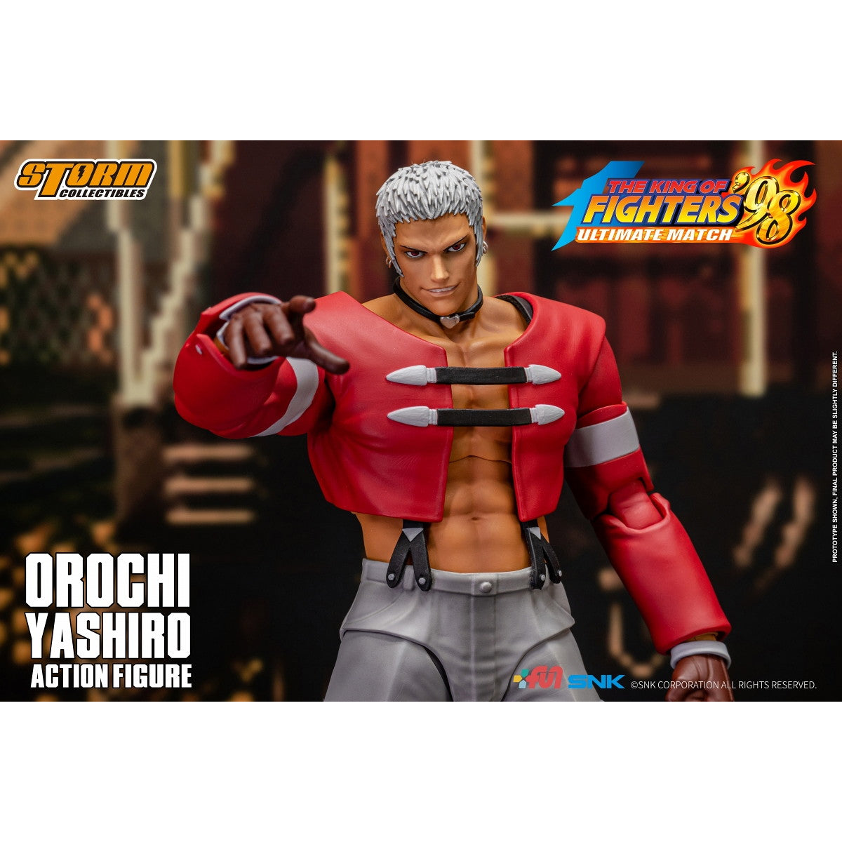 【新品即納】[FIG] 乾いた大地の社(やしろ) THE KING OF FIGHTERS '98 ULTIMATE MATCH(ザ・キング・オブ・ファイターズ98 アルティメットマッチ) 完成品 アクションフィギュア(SKKF13) ストームコレクティブルズ(20250630)