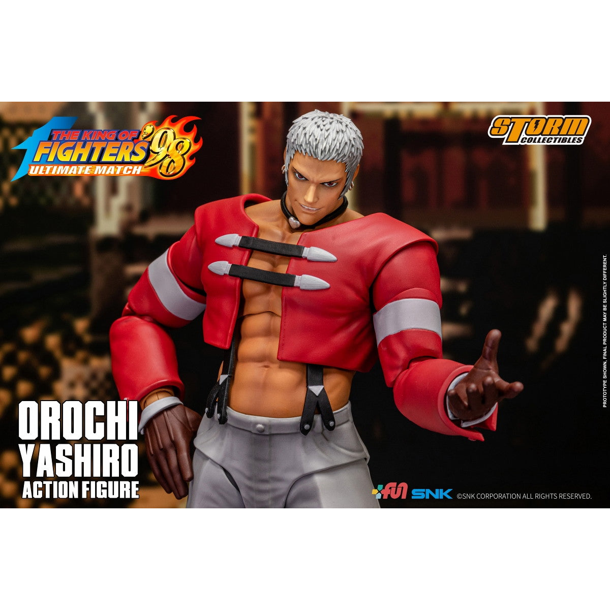 【新品即納】[FIG] 乾いた大地の社(やしろ) THE KING OF FIGHTERS '98 ULTIMATE MATCH(ザ・キング・オブ・ファイターズ98 アルティメットマッチ) 完成品 アクションフィギュア(SKKF13) ストームコレクティブルズ(20250630)