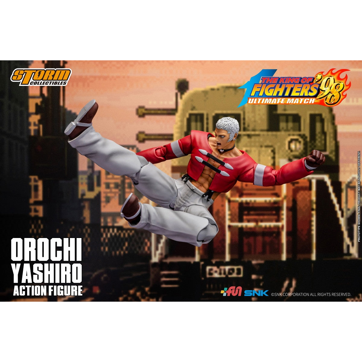 【新品即納】[FIG] 乾いた大地の社(やしろ) THE KING OF FIGHTERS '98 ULTIMATE MATCH(ザ・キング・オブ・ファイターズ98 アルティメットマッチ) 完成品 アクションフィギュア(SKKF13) ストームコレクティブルズ(20250630)
