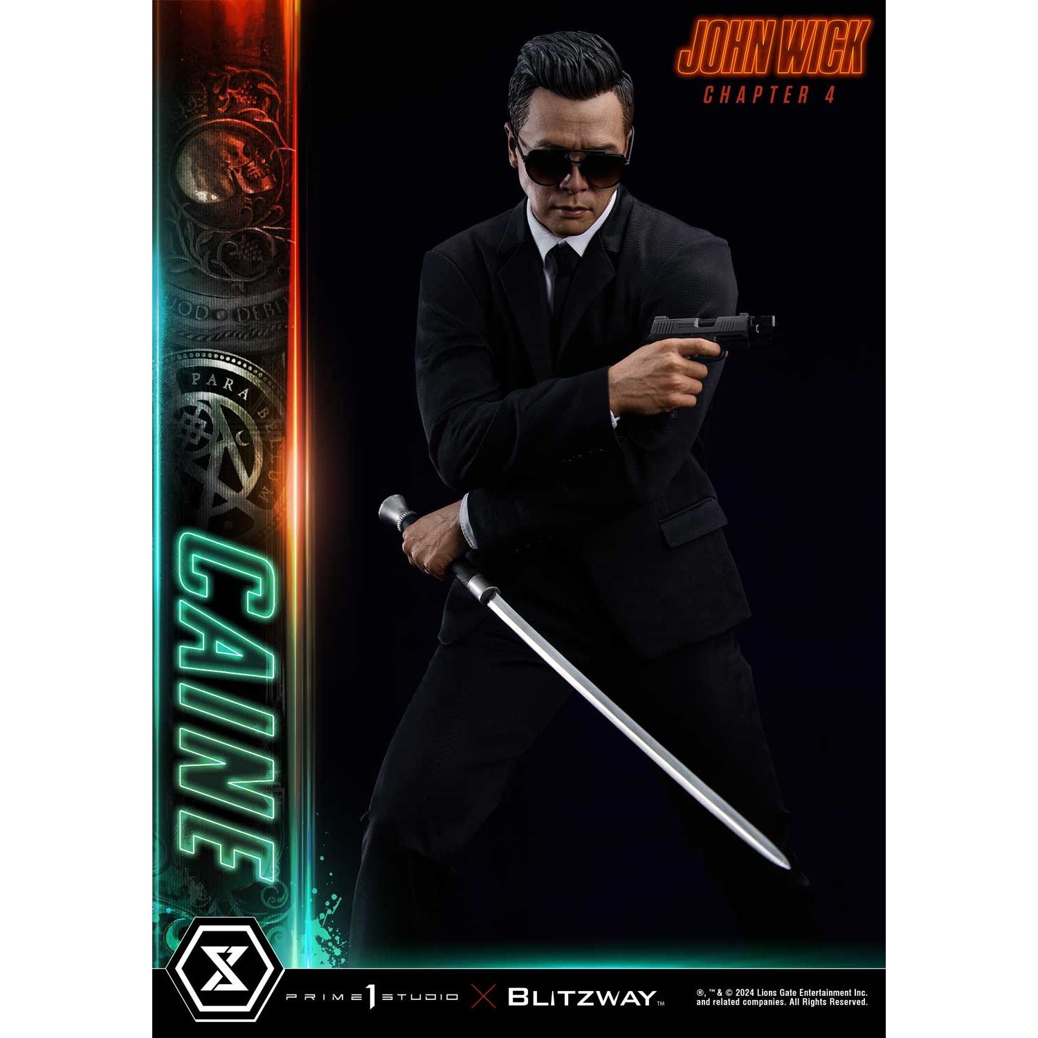 【新品即納】[FIG] プレミアムマスターライン ケイン ジョン・ウィック:コンセクエンス 1/4 完成品 フィギュア(PMJWK-02) プライム1スタジオ(20251231)
