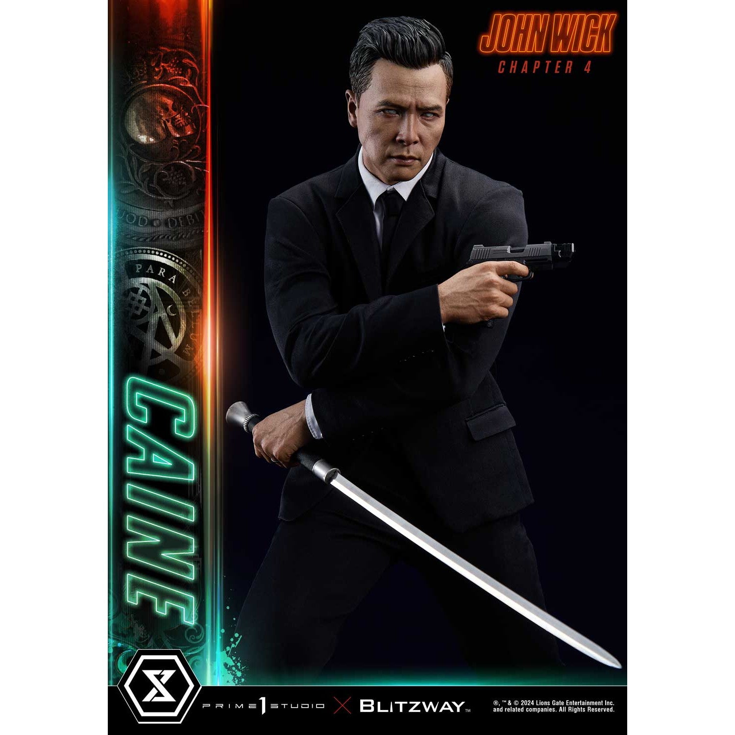 【新品即納】[FIG] プレミアムマスターライン ケイン ジョン・ウィック:コンセクエンス 1/4 完成品 フィギュア(PMJWK-02) プライム1スタジオ(20251231)