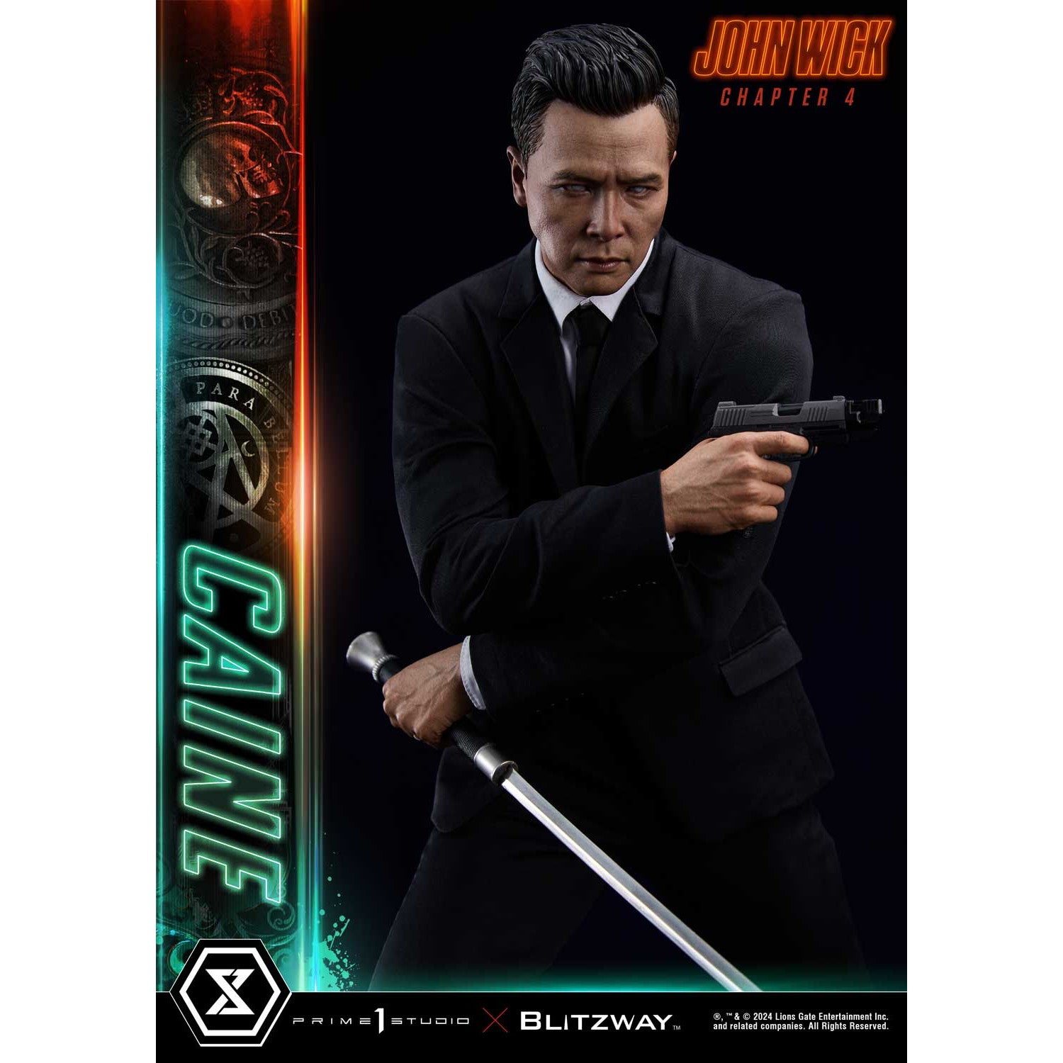 【新品即納】[FIG] プレミアムマスターライン ケイン ジョン・ウィック:コンセクエンス 1/4 完成品 フィギュア(PMJWK-02) プライム1スタジオ(20251231)