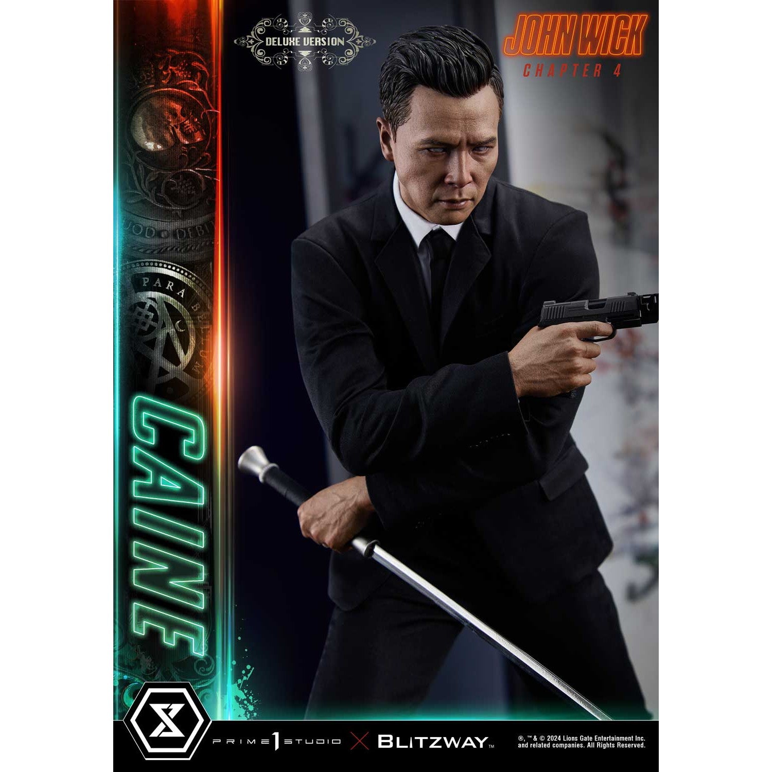 【新品即納】[FIG] プレミアムマスターライン ケイン ジョン・ウィック:コンセクエンス DX版 1/4 完成品 フィギュア(PMJWK-02DX) プライム1スタジオ(20251231)