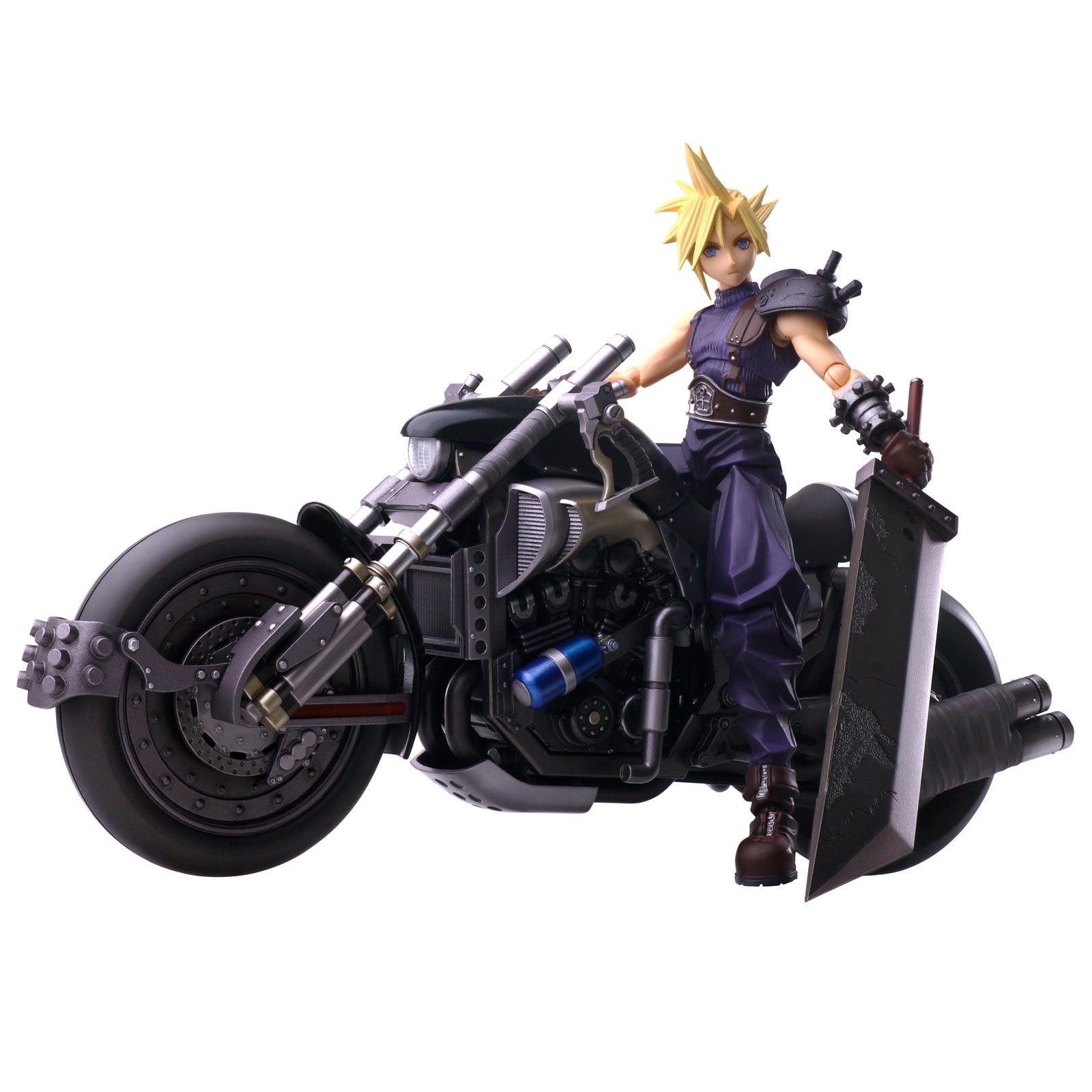 【新品即納】[FIG] BRING ARTS(ブリングアーツ) クラウド・ストライフ&ハーディ=デイトナ FINAL FANTASY VII(ファイナルファンタジー7) 完成品 可動フィギュア スクウェア・エニックス(20250531)