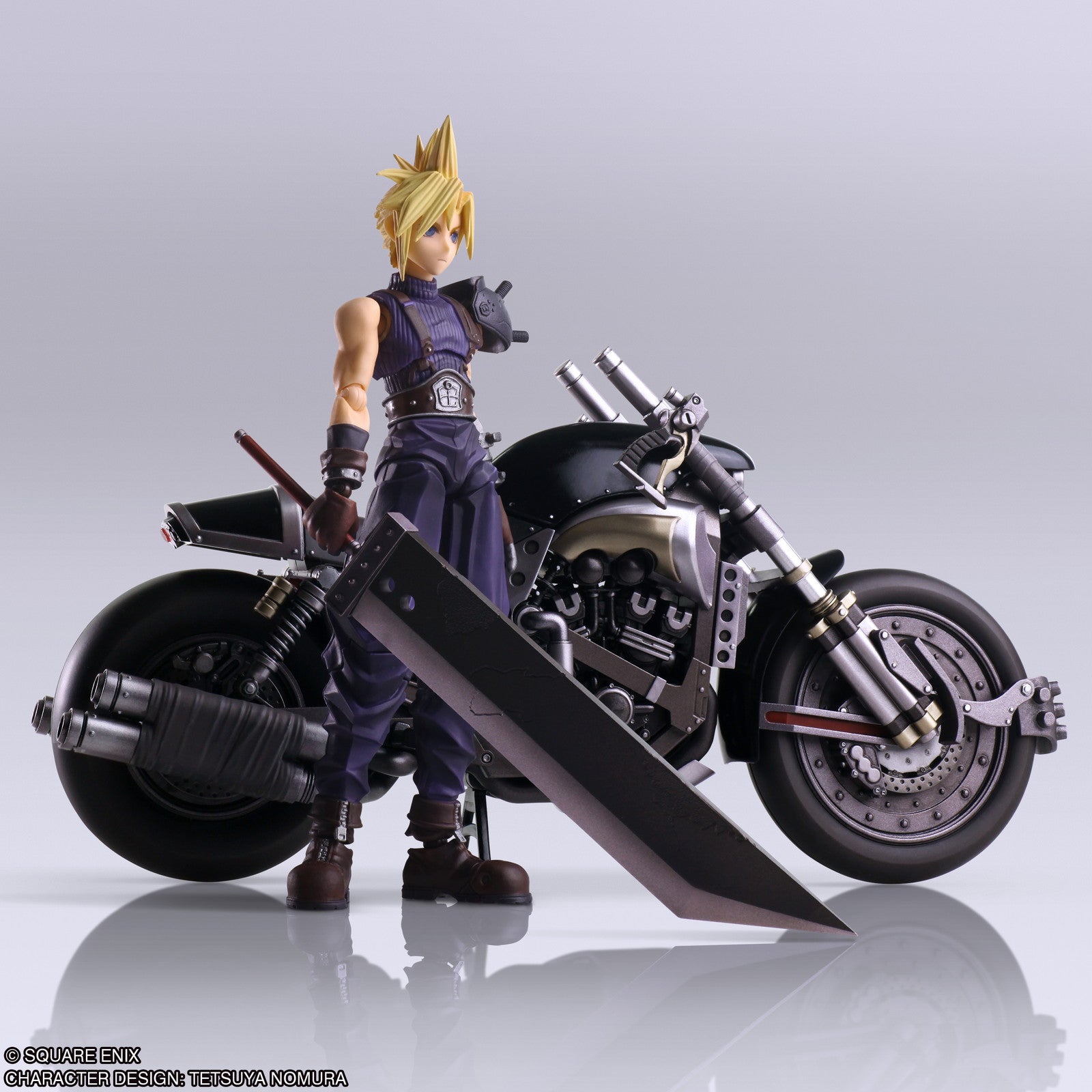 【新品即納】[FIG] BRING ARTS(ブリングアーツ) クラウド・ストライフ&ハーディ=デイトナ FINAL FANTASY VII(ファイナルファンタジー7) 完成品 可動フィギュア スクウェア・エニックス(20250531)