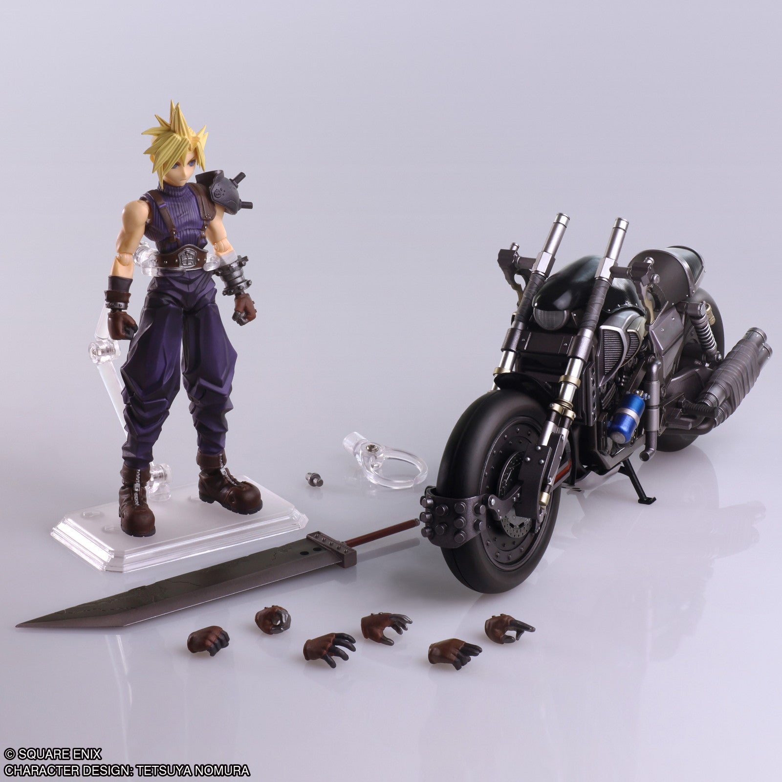 【新品即納】[FIG] BRING ARTS(ブリングアーツ) クラウド・ストライフ&ハーディ=デイトナ FINAL FANTASY VII(ファイナルファンタジー7) 完成品 可動フィギュア スクウェア・エニックス(20250531)