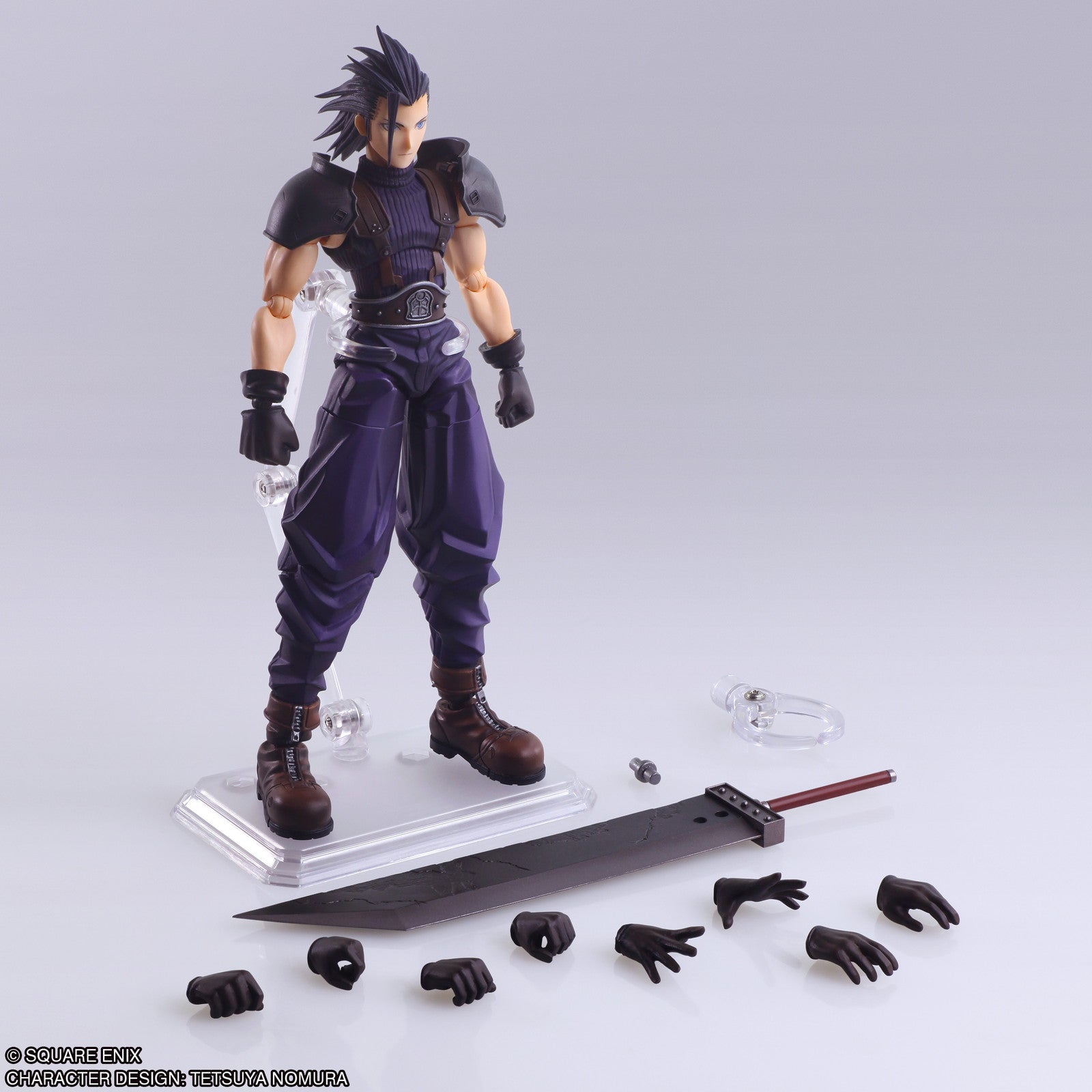 【中古即納】[FIG] BRING ARTS(ブリングアーツ) ザックス・フェア FINAL FANTASY VII(ファイナルファンタジー7) 完成品 可動フィギュア スクウェア・エニックス(20250731)