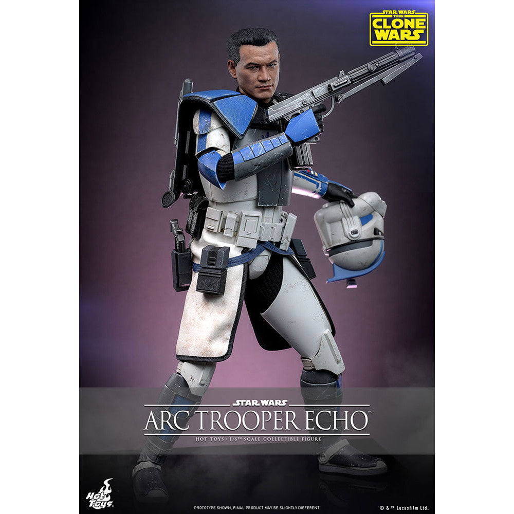 【新品即納】[FIG] テレビ・マスターピース ARCトルーパー/エコー STAR WARS(スター・ウォーズ) クローン・ウォーズ 1/6 完成品 可動フィギュア(TM#133) ホットトイズ(20250630)