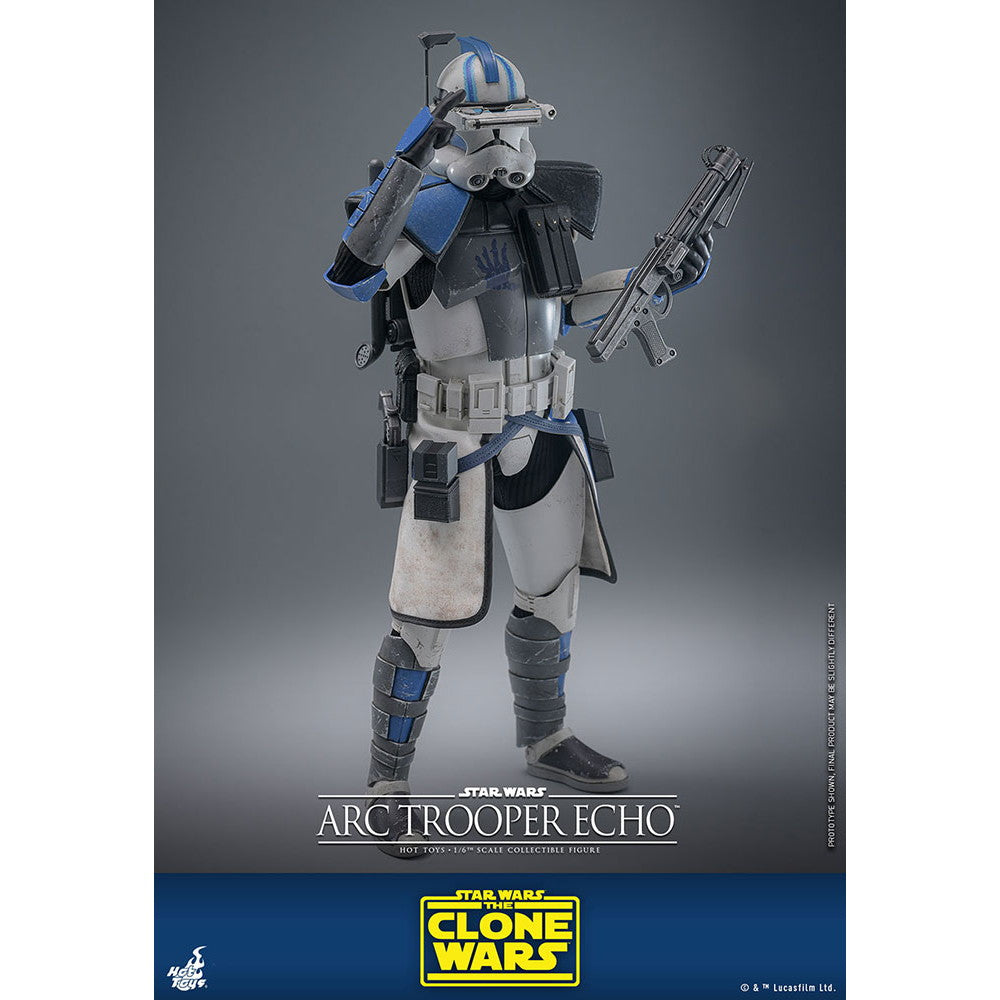 【新品即納】[FIG] テレビ・マスターピース ARCトルーパー/エコー STAR WARS(スター・ウォーズ) クローン・ウォーズ 1/6 完成品 可動フィギュア(TM#133) ホットトイズ(20250630)