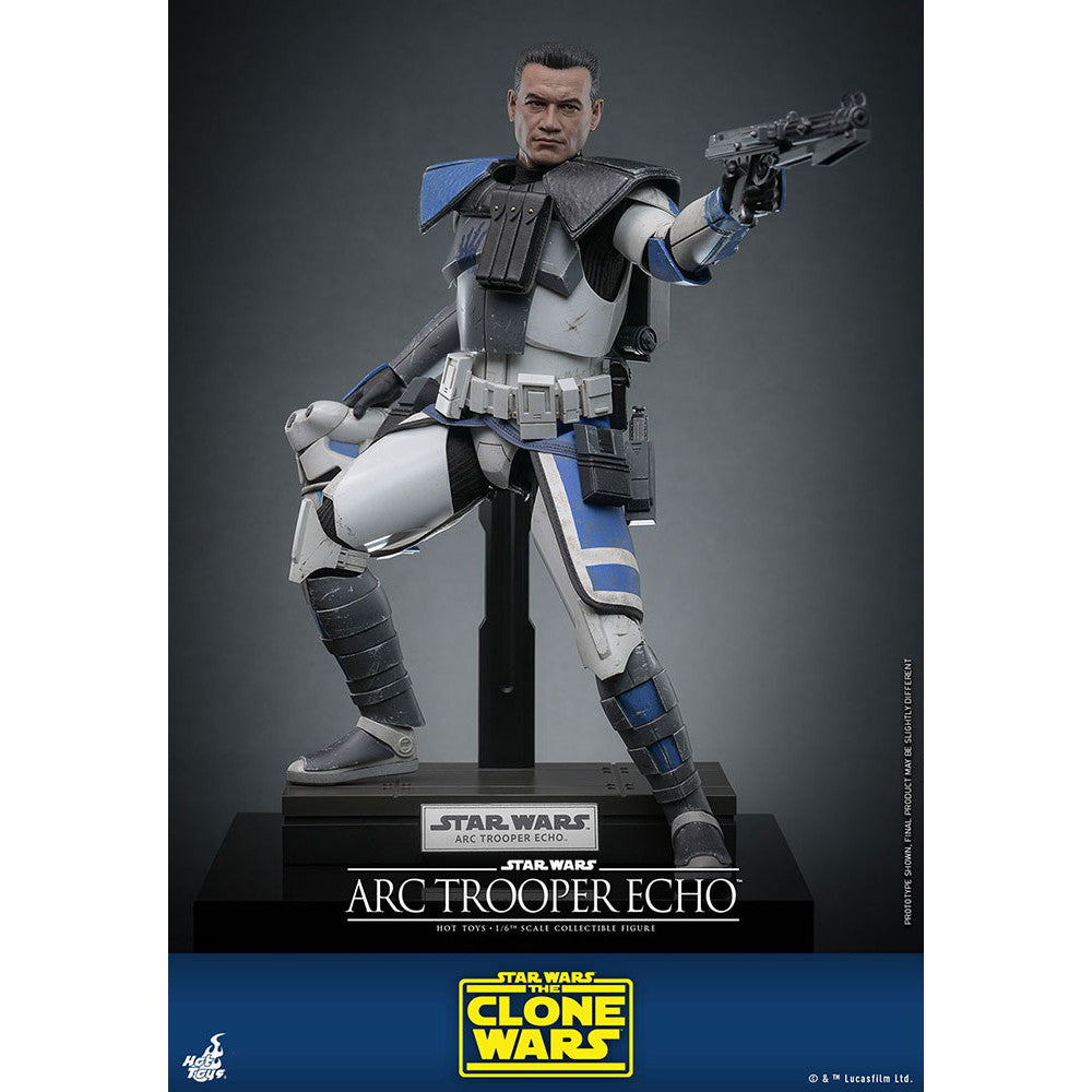 【新品即納】[FIG] テレビ・マスターピース ARCトルーパー/エコー STAR WARS(スター・ウォーズ) クローン・ウォーズ 1/6 完成品 可動フィギュア(TM#133) ホットトイズ(20250630)