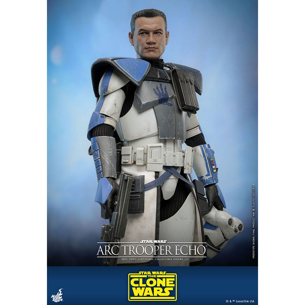 【新品即納】[FIG] テレビ・マスターピース ARCトルーパー/エコー STAR WARS(スター・ウォーズ) クローン・ウォーズ 1/6 完成品 可動フィギュア(TM#133) ホットトイズ(20250630)