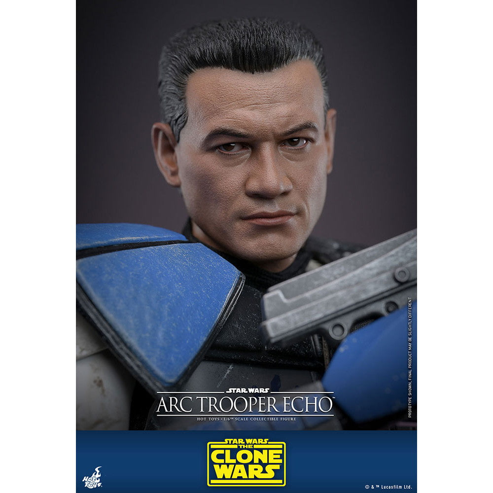 【新品即納】[FIG] テレビ・マスターピース ARCトルーパー/エコー STAR WARS(スター・ウォーズ) クローン・ウォーズ 1/6 完成品 可動フィギュア(TM#133) ホットトイズ(20250630)