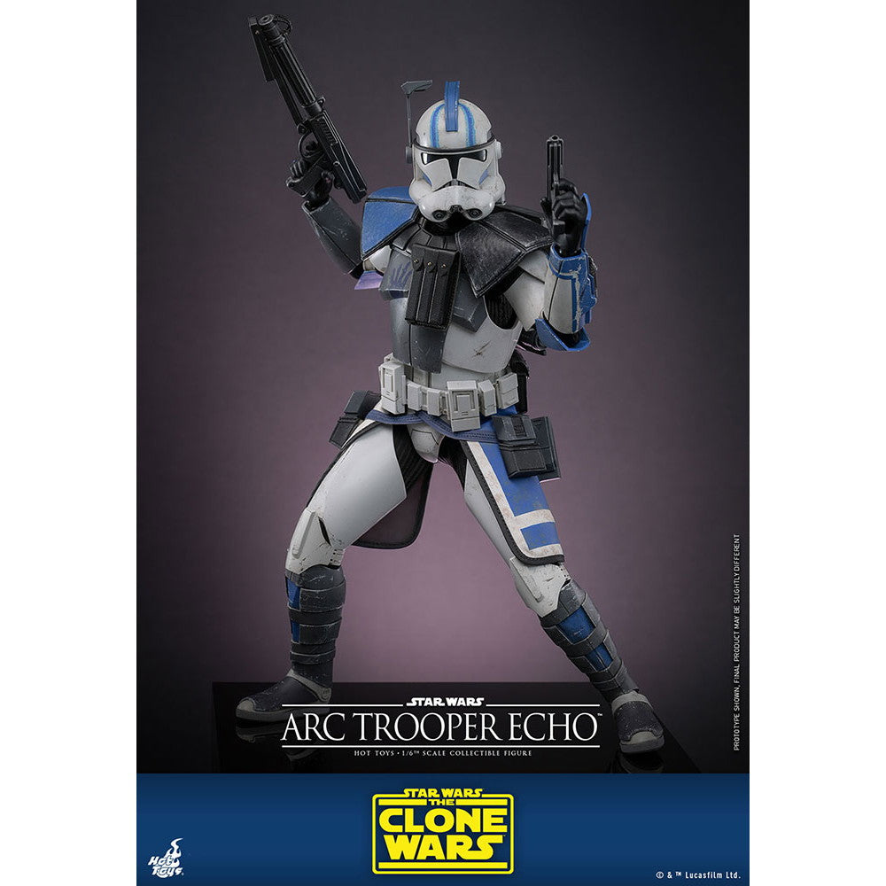 【新品即納】[FIG] テレビ・マスターピース ARCトルーパー/エコー STAR WARS(スター・ウォーズ) クローン・ウォーズ 1/6 完成品 可動フィギュア(TM#133) ホットトイズ(20250630)