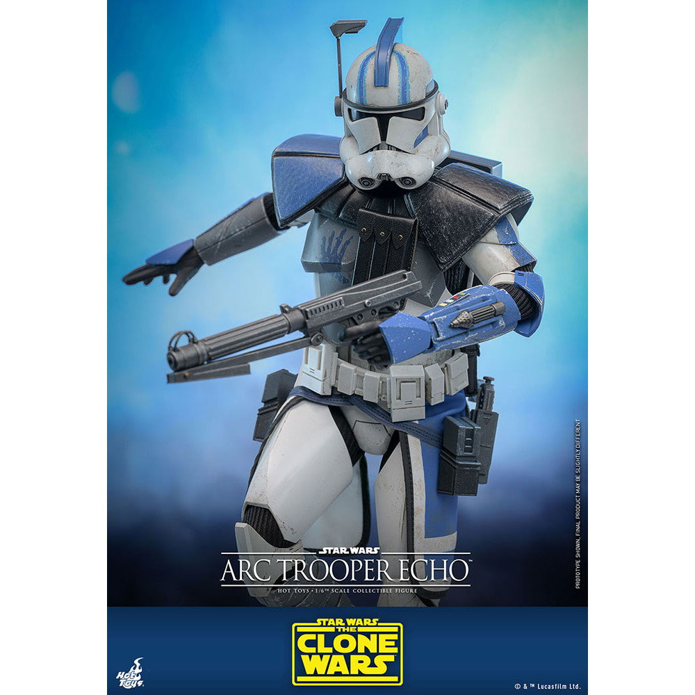 【新品即納】[FIG] テレビ・マスターピース ARCトルーパー/エコー STAR WARS(スター・ウォーズ) クローン・ウォーズ 1/6 完成品 可動フィギュア(TM#133) ホットトイズ(20250630)