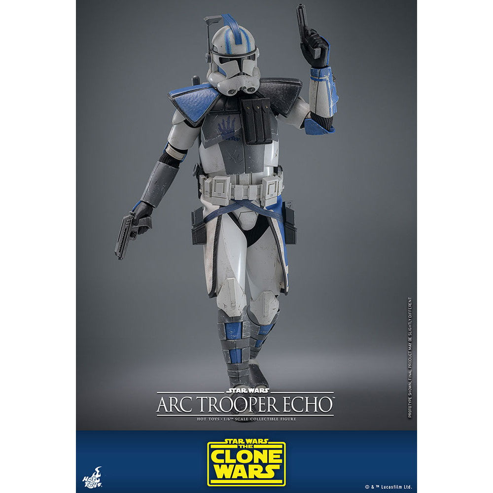 【新品即納】[FIG] テレビ・マスターピース ARCトルーパー/エコー STAR WARS(スター・ウォーズ) クローン・ウォーズ 1/6 完成品 可動フィギュア(TM#133) ホットトイズ(20250630)