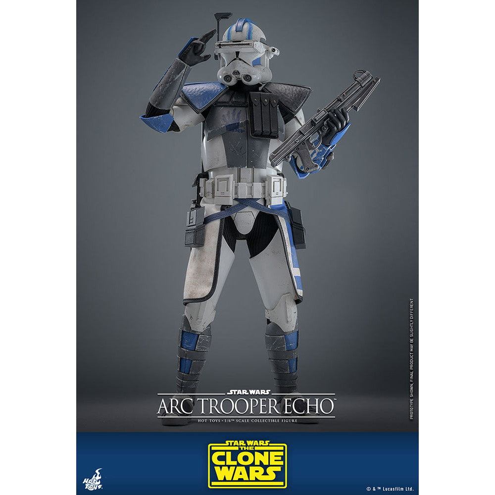 【新品即納】[FIG] テレビ・マスターピース ARCトルーパー/エコー STAR WARS(スター・ウォーズ) クローン・ウォーズ 1/6 完成品 可動フィギュア(TM#133) ホットトイズ(20250630)