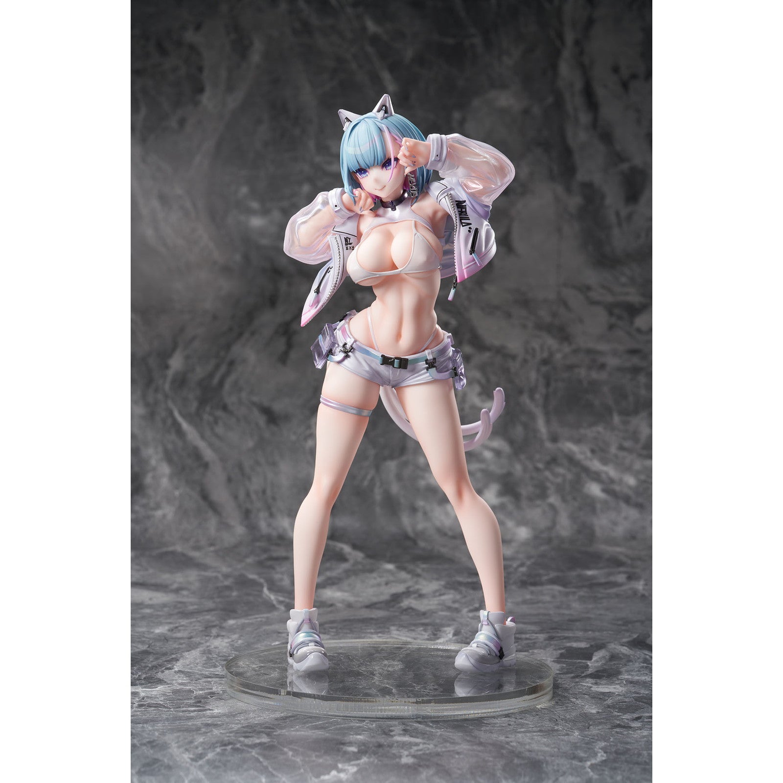 【新品即納】[FIG] アクリルスタンド&アクリルプレート付属 近未来ネコマタ ミウ 豪華版 1/6 完成品 フィギュア Bibi Buttons(20250630)