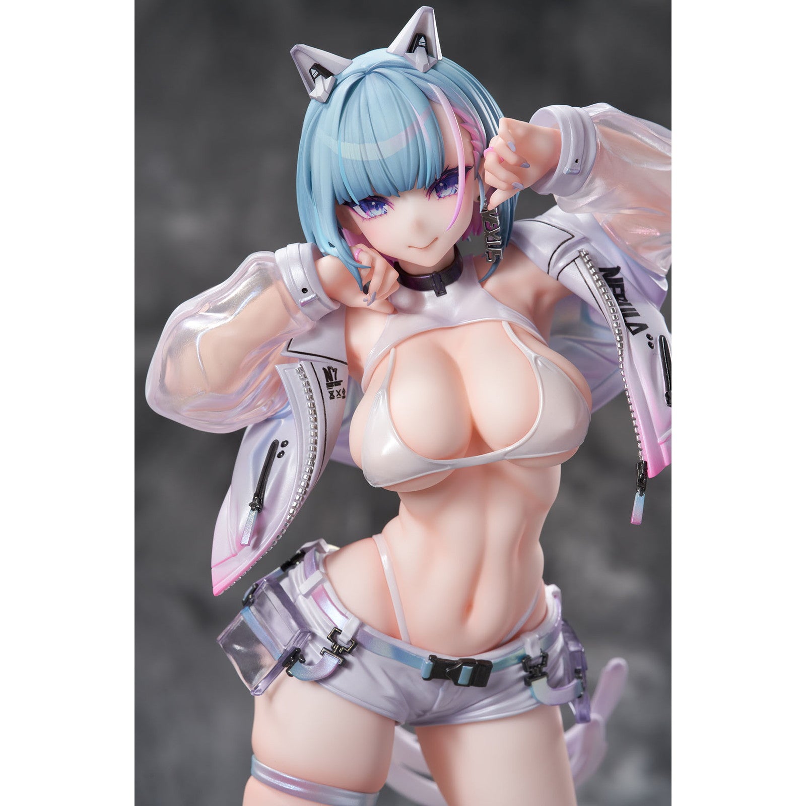 【新品即納】[FIG] アクリルスタンド&アクリルプレート付属 近未来ネコマタ ミウ 豪華版 1/6 完成品 フィギュア Bibi Buttons(20250630)