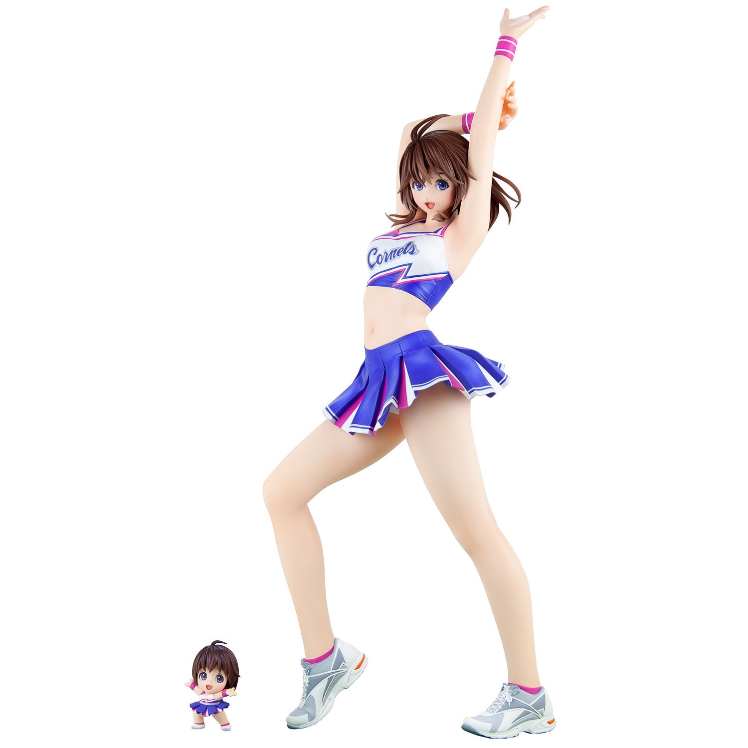 【新品即納】[FIG] No.250 やすみちゃんチアリーダー'24 成形色アイボリー 1/5.5 レジンキャストキット フィギュア クルシマ製作所(20240731)