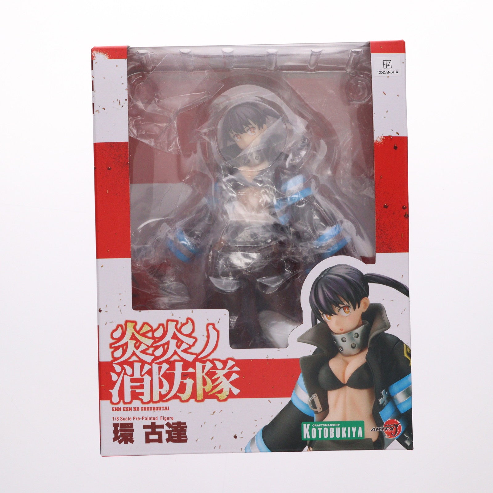 【中古即納】[FIG] (再々販) コトブキヤショップ限定特典付属 ARTFX J 環古達(たまきこたつ) 炎炎ノ消防隊 1/8 完成品 フィギュア(PV281) コトブキヤ(20250117)