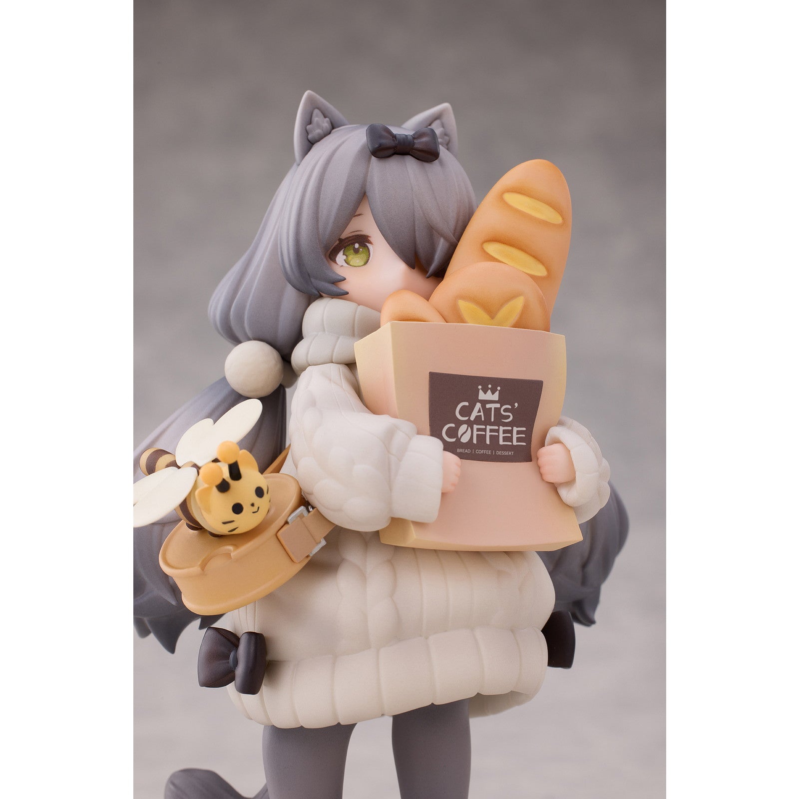 【新品即納】[FIG] DLCシリーズ ティータイム キャッツ シーン にゃん町「パン屋」お客にゃん 完成品 フィギュア RIBOSE(核糖文化)(20250531)