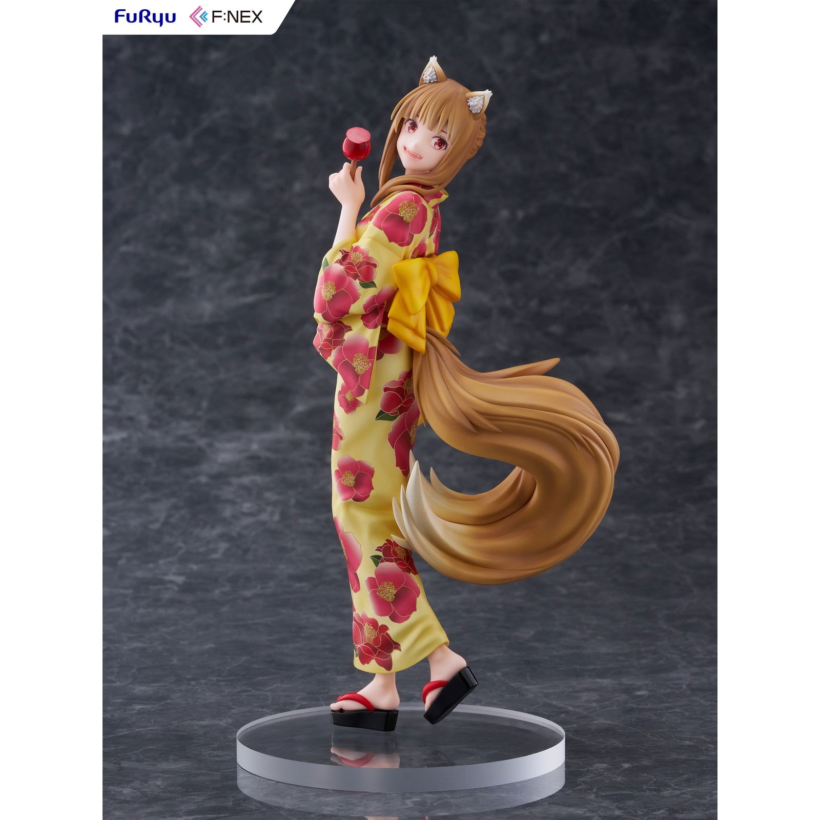 【新品即納】[FIG] ホロ 浴衣Ver. 狼と香辛料 MERCHANT MEETS THE WISE WOLF 1/7 完成品 フィギュア(AMU-FNX1096) フリュー(20250413)