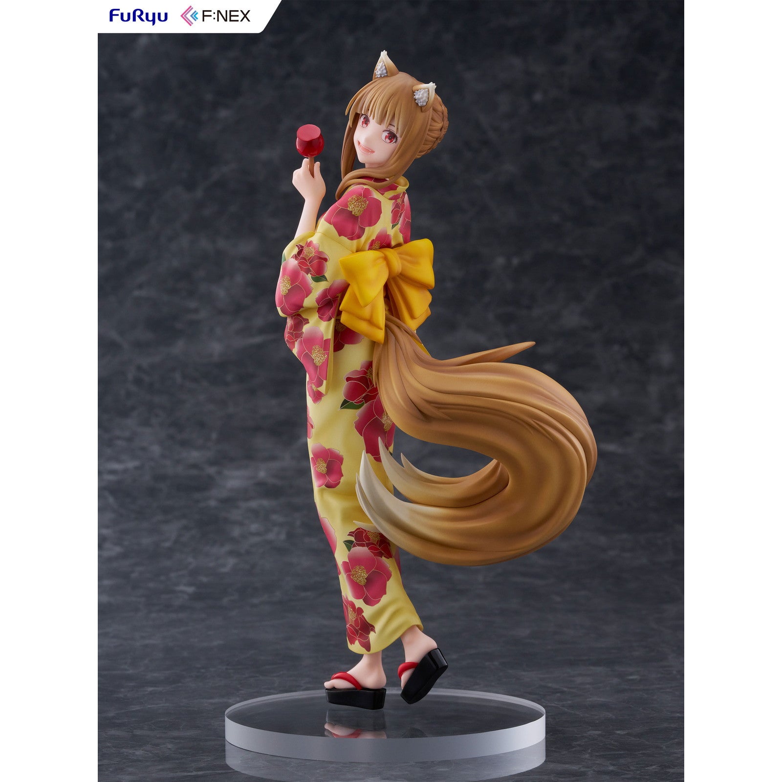 【新品即納】[FIG] ホロ 浴衣Ver. 狼と香辛料 MERCHANT MEETS THE WISE WOLF 1/7 完成品 フィギュア(AMU-FNX1096) フリュー(20250413)
