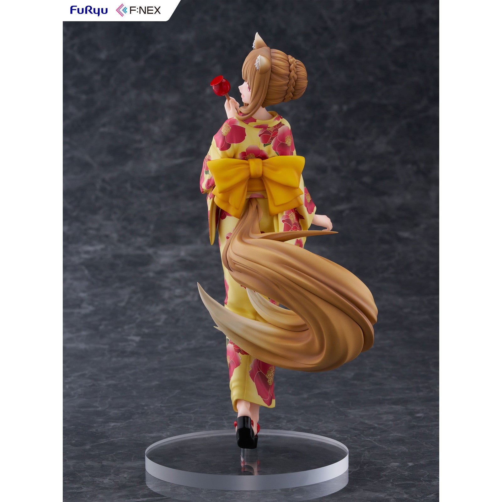 【新品即納】[FIG] ホロ 浴衣Ver. 狼と香辛料 MERCHANT MEETS THE WISE WOLF 1/7 完成品 フィギュア(AMU-FNX1096) フリュー(20250413)